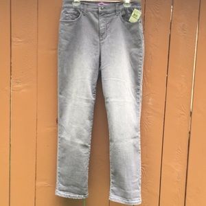 Gloria Vanderbilt Amanda grey jeans size 12S